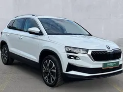 Moon white Used 2024 Skoda Karoq SE L SUV | £23,675 (Good price)