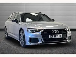 Floret silver Used 2021 Audi A6 Black Edition Estate | £23,999 (Fair price)