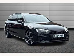Black Used 2024 Audi A4 Black Edition Estate | £33,495 (Expensive)