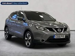 Grey Used 2016 Nissan Qashqai N-TEC SUV | £10,497 (Fair price)