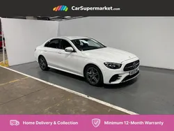 White Used 2022 Mercedes E200 AMG line Sedan | £29,197 (Good price)