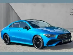 Blue Used 2025 Mercedes CLA200 AMG Line Premium Plus Coupe | £34,480 (Fair price)