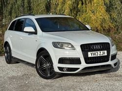 White Used 2013 Audi Q7 S-line plus SUV | £11,495 (Good price)