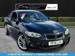 Black Used 2014 BMW 220 M Sport Coupe | £8,495 (Fair price)