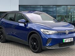 Reef blue metallic Used 2022 VW ID.4 Pure SUV | £16,197 (Fair price)