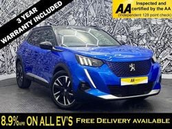Blue Used 2020 Peugeot e-2008 GT-line SUV | £12,000 (Fair price)
