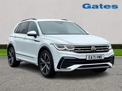 White Used 2021 VW Tiguan R-line SUV | £24,999 (Fair price)