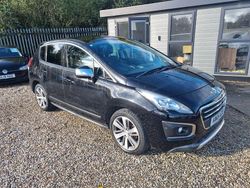 Black Used 2015 Peugeot 3008 Allure Hatchback | £5,295 (Fair price)