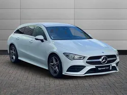 White Used 2021 Mercedes CLA220 Shooting Brake AMG line Estate | £21,995 (Fair price)