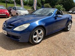 Blue Used 2006 Mercedes SLK350 Cabriolet | £3,495