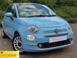 Blue Used 2017 Fiat 500 Lounge Hatchback | £6,250 (Fair price)
