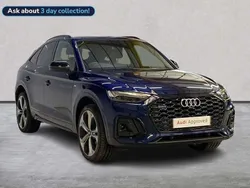 Blue Used 2021 Audi Q5 Sportback Comfort SUV | £36,834 (Expensive)