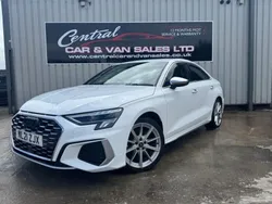 White Used 2021 Audi S3 Advanced Sedan | £29,999 (Super price)