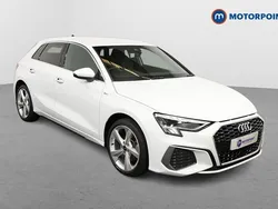 White Used 2023 Audi A3 e-tron S-Line Hatchback | £23,999 (Fair price)