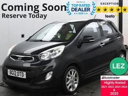 Black Used 2012 Kia Picanto Hatchback | £5,495 (Fair price)