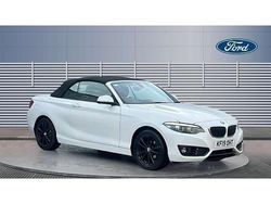 White Used 2019 BMW 218 Sport Line Cabriolet | £13,378 (Fair price)