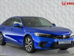 Crystal blue Used 2024 Honda Civic Elegance Hatchback | £28,995 (Good price)