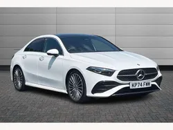 White Used 2024 Mercedes A200 AMG Line Premium Plus Sedan | £29,350 (Expensive)