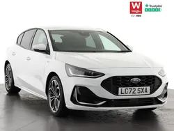 White Used 2022 Ford Focus ST-Line Hatchback | £18,299 (Fair price)