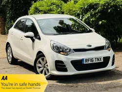 White Used 2016 Kia Rio 2 Hatchback | £5,990 (Fair price)