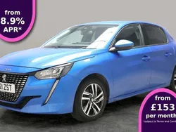 Blue Used 2021 Peugeot 208 Allure Hatchback | £11,504 (Fair price)