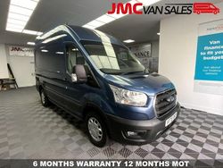 Blue Used 2021 Ford Transit Trend Van | £19,995 (Expensive)