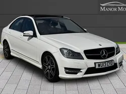 White Used 2013 Mercedes C220 AMG Sedan | £8,200 (A bit pricey)