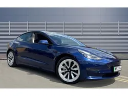Blue Used 2021 Tesla Model 3 Long Range Sedan | £22,423 (A bit pricey)