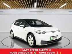 White Used 2021 VW ID.3 Pro Performance Hatchback | £11,349 (Good price)