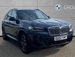 Blue Used 2022 BMW X3 M Sport SUV | £33,995 (Good price)