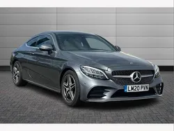 Grey Used 2020 Mercedes C220 AMG line Coupe | £17,550 (Fair price)