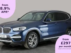 Blue Used 2021 BMW X3 xLine SUV | £21,078 (Super price)