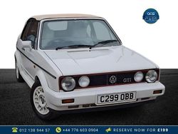 White Used 1986 VW Golf Cabriolet GTI Cabriolet | £4,995