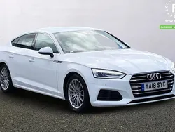 White Used 2018 Audi A5 Sportback Hatchback | £13,999 (Fair price)