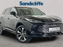 Metallic black pearl Used 2024 MG HS Trophy SUV | £20,841