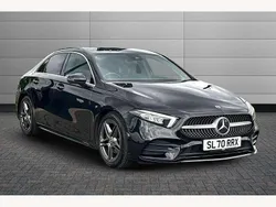 Black Used 2021 Mercedes A180 AMG line Sedan | £19,950 (Fair price)