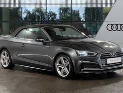 Grey Used 2017 Audi A5 Cabriolet S-Line Cabriolet | £16,589 (Fair price)