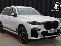 White Used 2019 BMW X7 M Sport SUV | £47,985 (Good price)