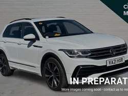 White Used 2021 VW Tiguan R-line SUV | £22,294 (Fair price)