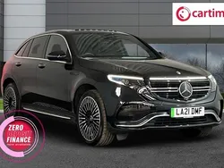 Black Used 2021 Mercedes EQC400 AMG line SUV | £25,599 (Fair price)