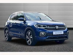Reef blue Used 2021 VW T-Cross R-line SUV | £21,795 (Fair price)