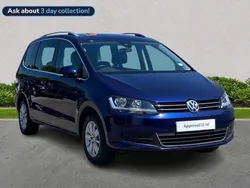 Blue Used 2021 VW Sharan SE MPV | £21,237 (Fair price)