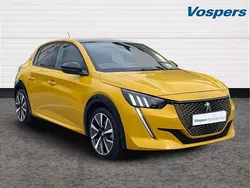Yellow Used 2022 Peugeot e-208 GTi Hatchback | £12,489 (Fair price)