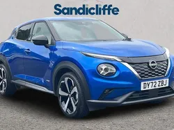 Blue Used 2022 Nissan Juke Tekna SUV | £17,646 (Fair price)