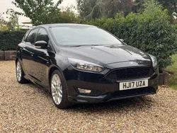 Black Used 2017 Ford Focus ST-Line Hatchback | £8,249 (Good price)