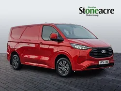 Red Used 2024 Ford Transit Custom Limited Van | £30,990