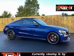 Blue Used 2016 Mercedes C200 AMG Line Premium Coupe | £14,395 (Expensive)