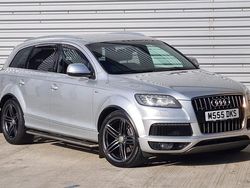 Silver Used 2013 Audi Q7 S-line plus SUV | £9,995 (Good price)