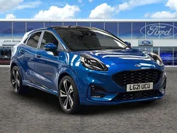 Blue Used 2021 Ford Puma Gen-E ST-Line Hatchback | £14,495 (Fair price)
