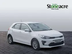 White Used 2022 Kia Rio 2 Hatchback | £12,990 (A bit pricey)